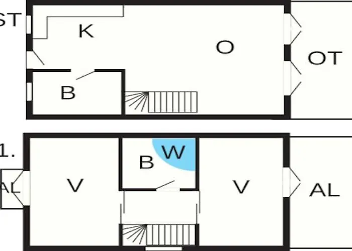 Semesterbostad 4 Person In Blavand-by Traum *